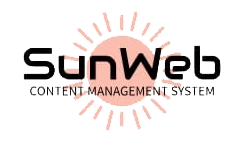 SunWeb Content Management System Logo